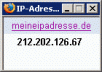 Meine IP-Adresse im HTML-Micro-Popup